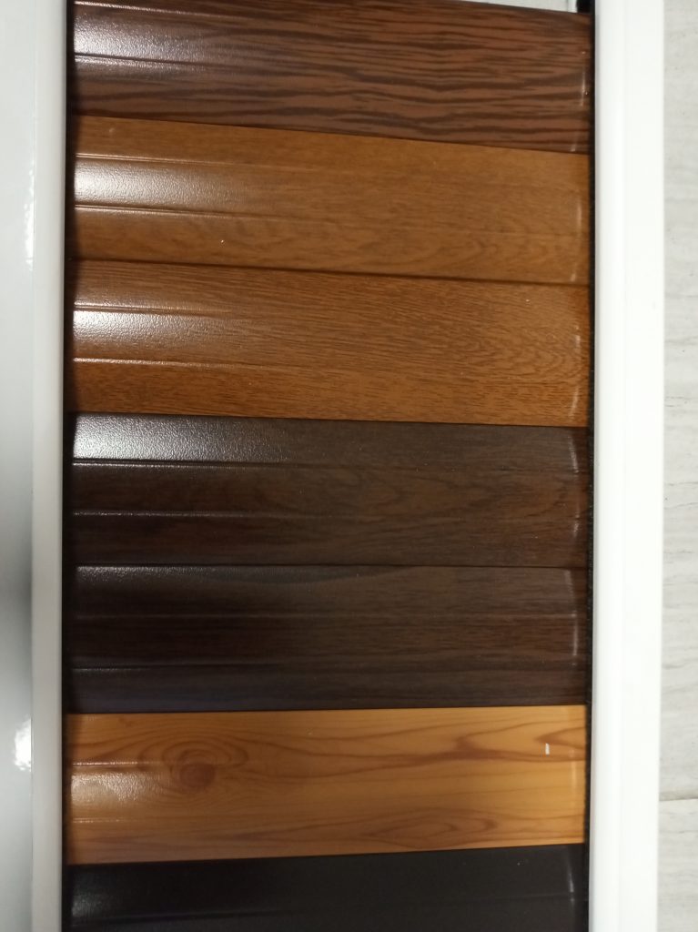 persiana de aluminio madera